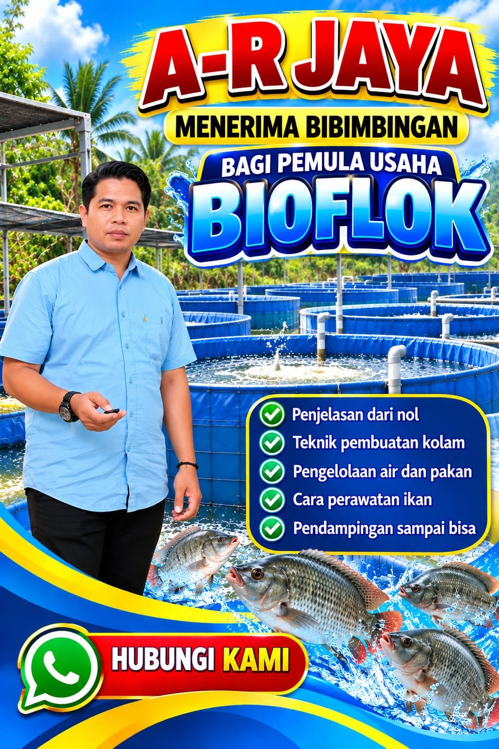 A-R Jaya Pembesaran Ikan Bioflok